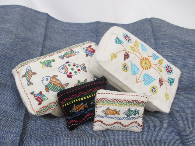 ノクシカタ刺繍ポーチ＆パース-ROOM DESIGN(ルームデザイン