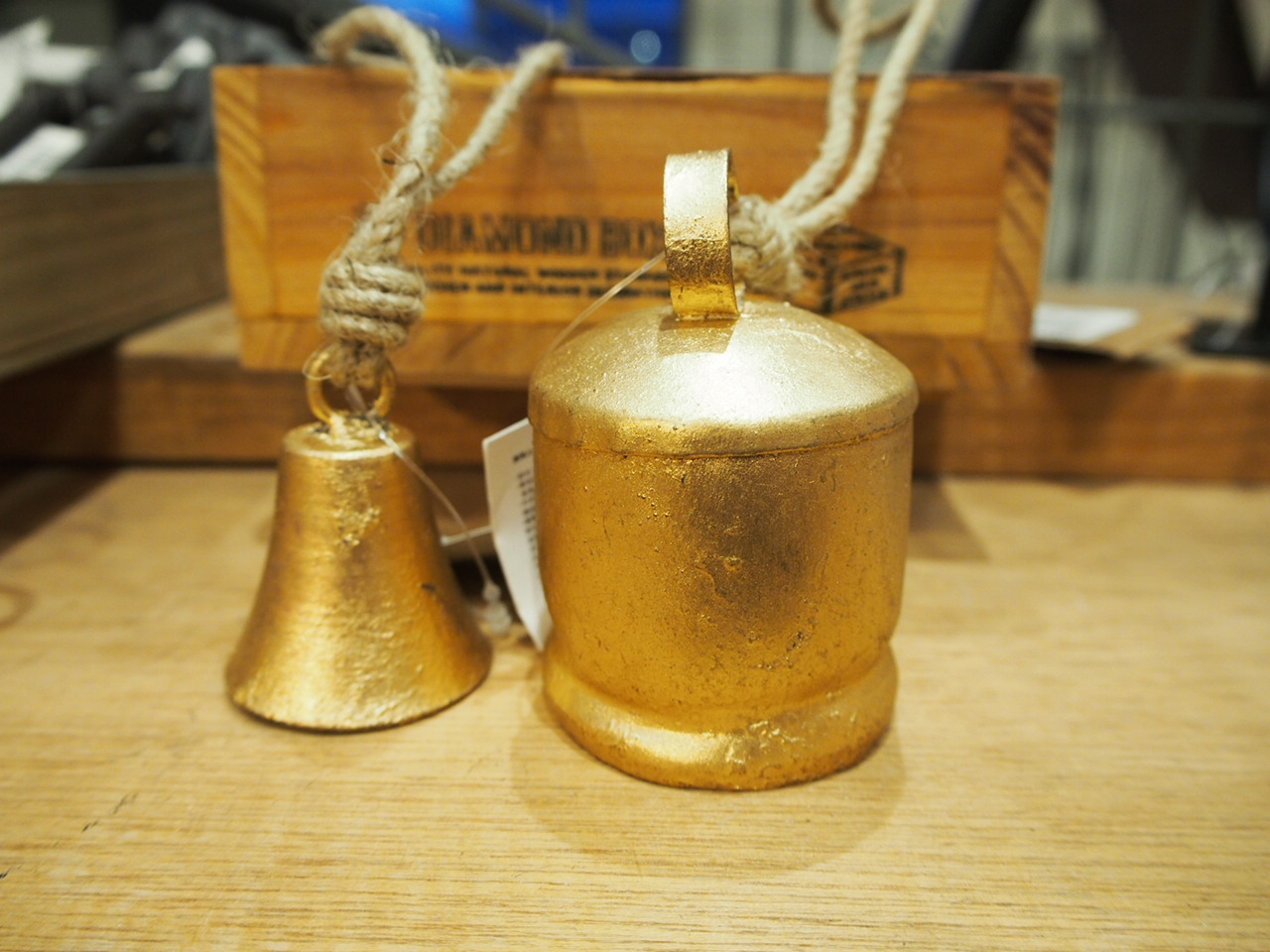 カウベル 木製 小さいタイプ 【公式通販】